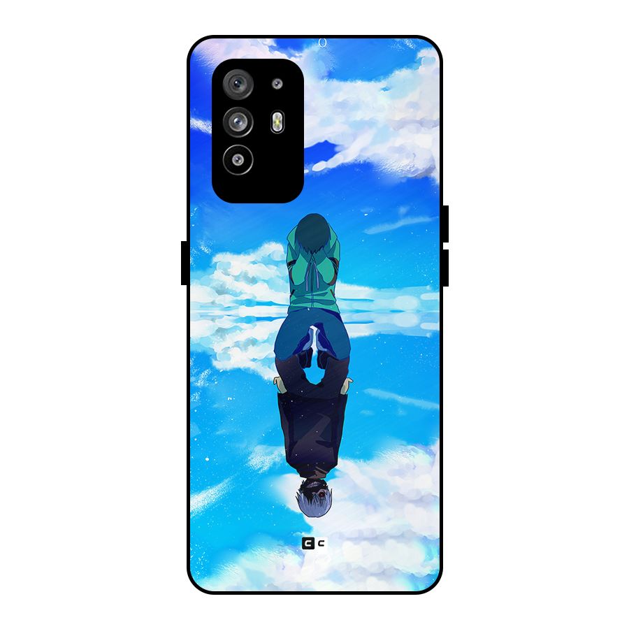 Ken Kaneki Reflection Metal Back Case for Oppo F19 Pro Plus 5G