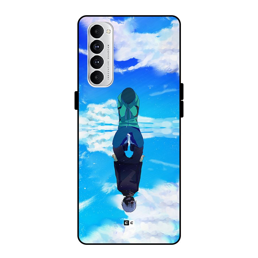 Ken Kaneki Reflection Metal Back Case for Oppo Reno4 Pro