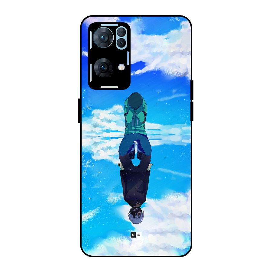 Ken Kaneki Reflection Metal Back Case for Oppo Reno7 Pro 5G