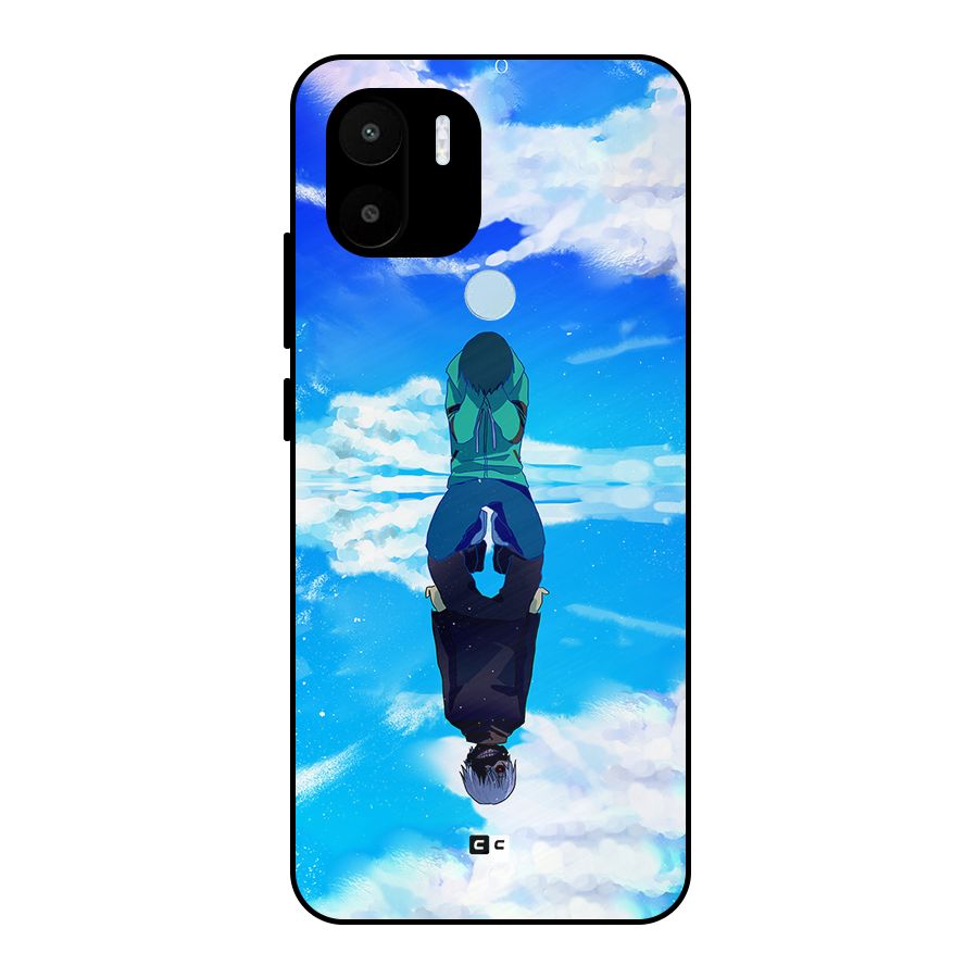 Ken Kaneki Reflection Metal Back Case for Redmi A2 Plus