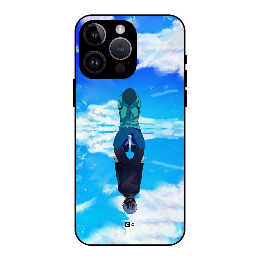 Ken Kaneki Reflection Metal Back Case for iPhone 14 Pro Max
