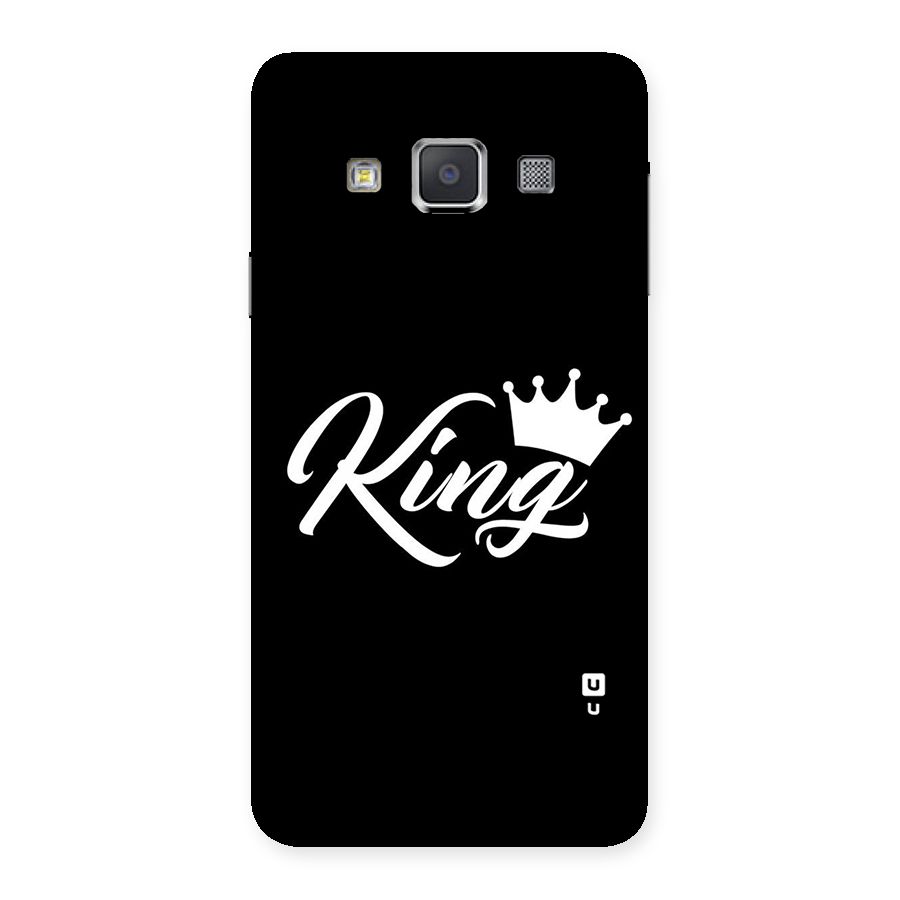King Crown Typography Back Case for Galaxy A3