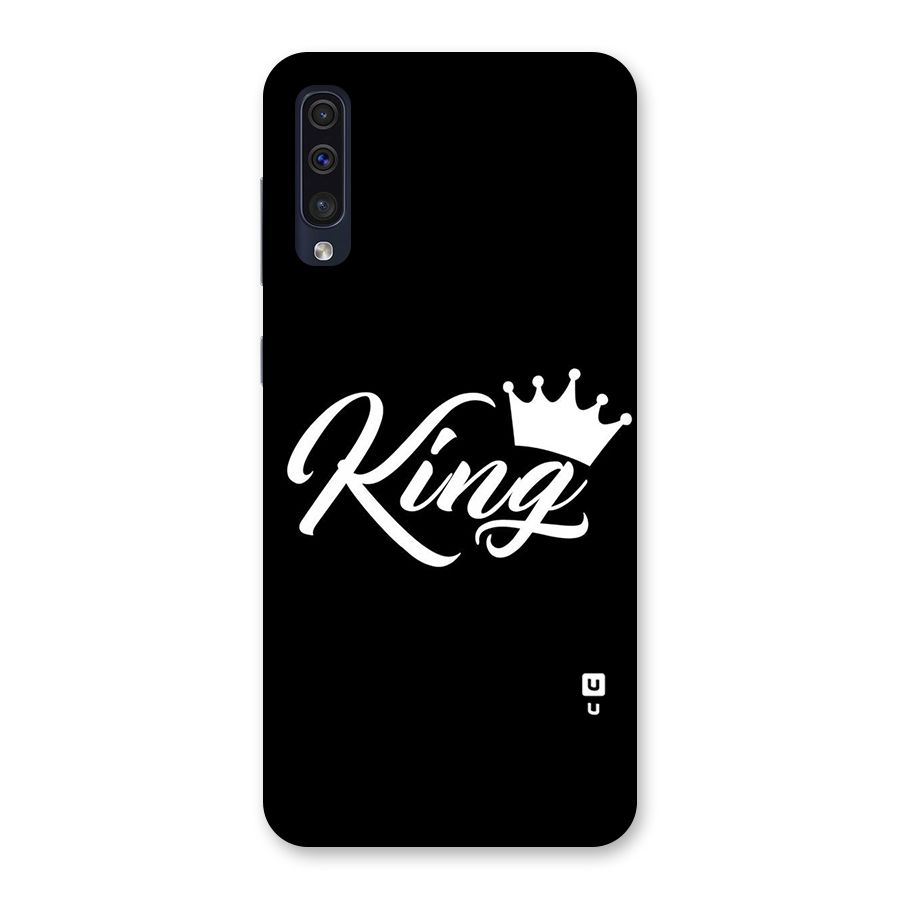 King Crown Typography Back Case for Galaxy A50