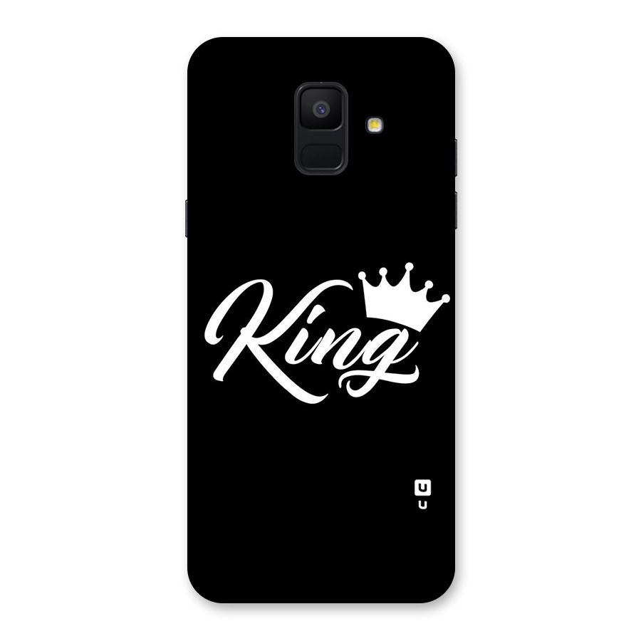 King Crown Typography Back Case for Galaxy A6 (2018)