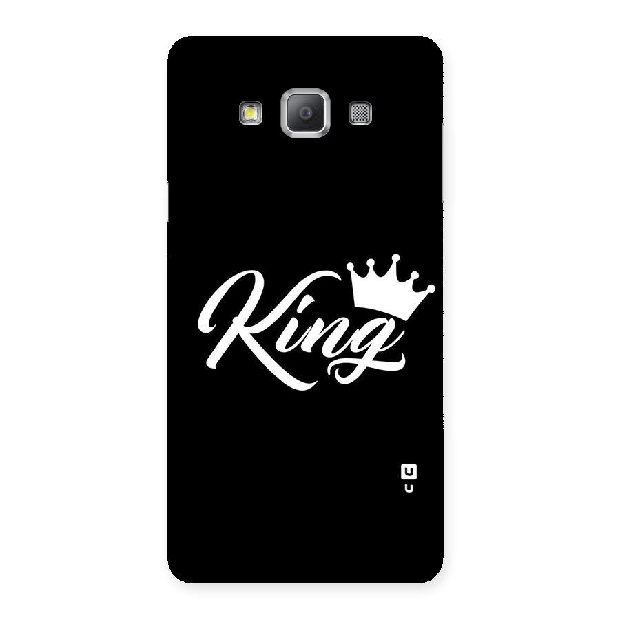 King Crown Typography Back Case for Galaxy A7