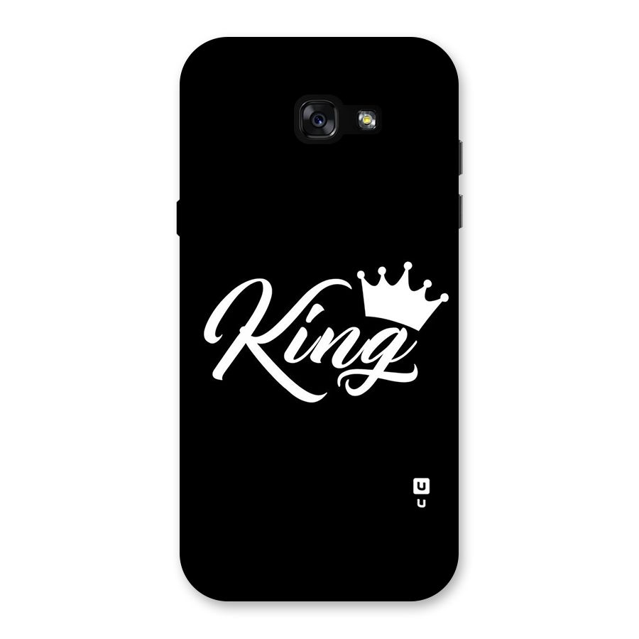King Crown Typography Back Case for Galaxy A7 (2017)