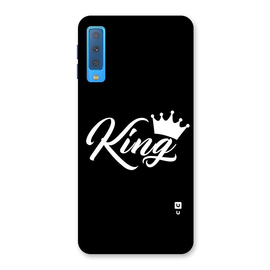 King Crown Typography Back Case for Galaxy A7 (2018)