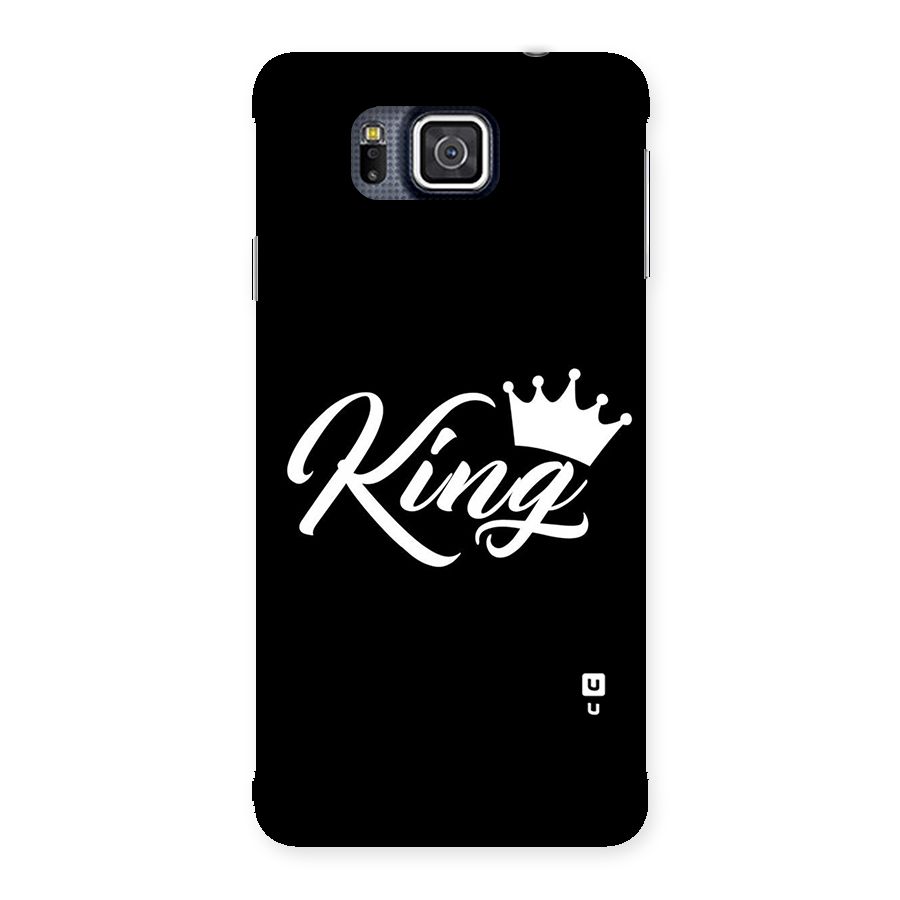 King Crown Typography Back Case for Galaxy Alpha