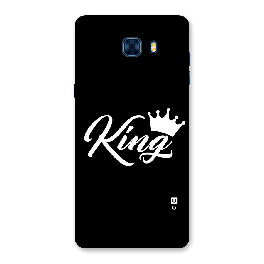 King Crown Typography Back Case for Galaxy C7 Pro