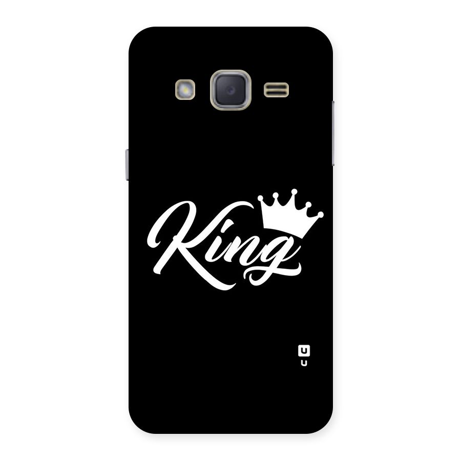 King Crown Typography Back Case for Galaxy J2