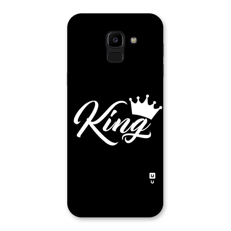 King Crown Typography Back Case for Galaxy J6