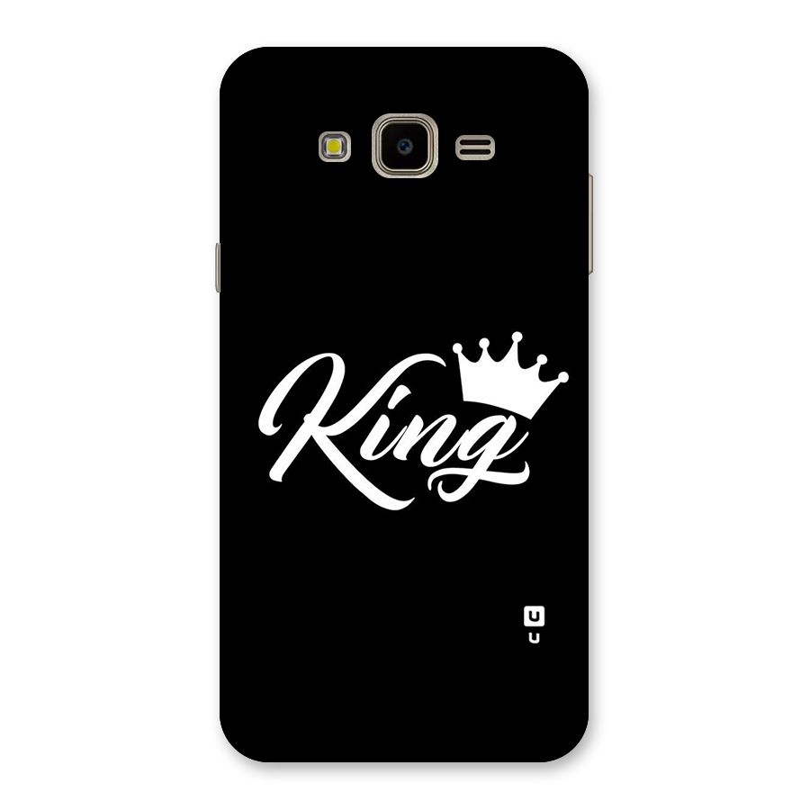 King Crown Typography Back Case for Galaxy J7 Nxt
