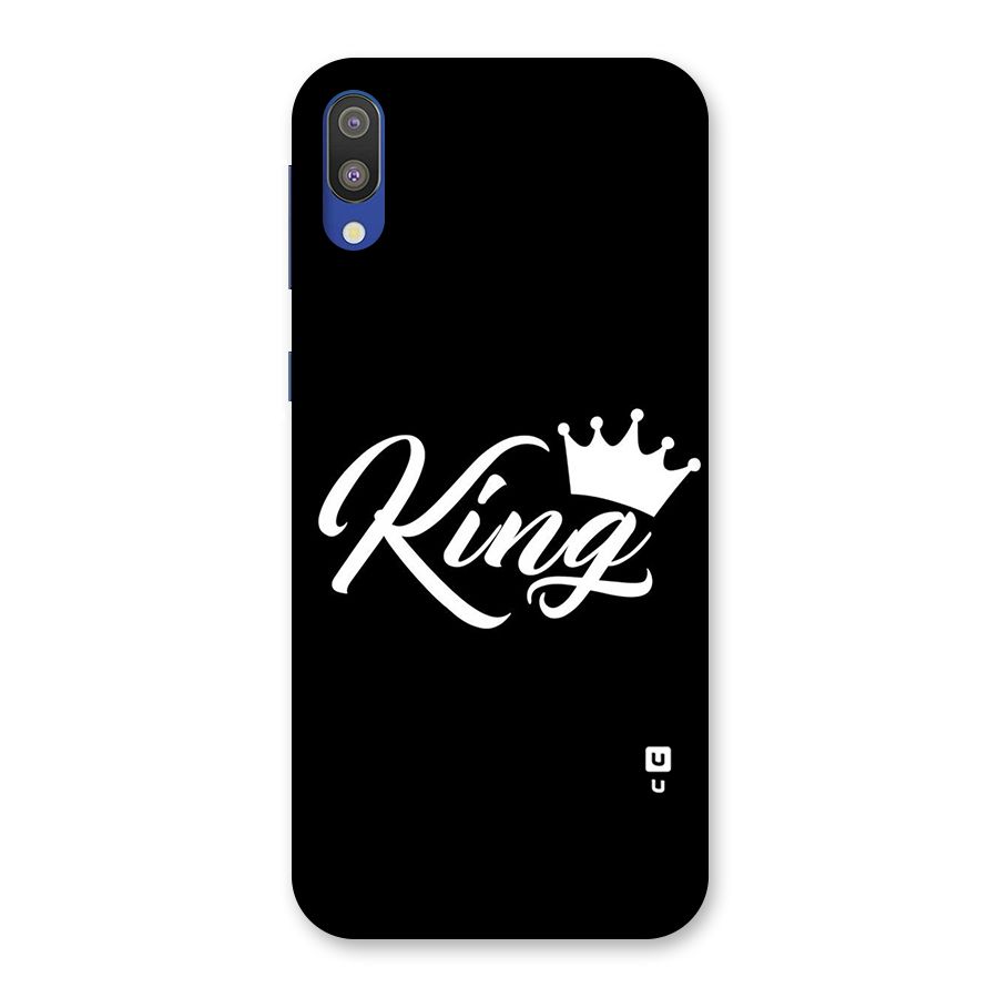 King Crown Typography Back Case for Galaxy M10