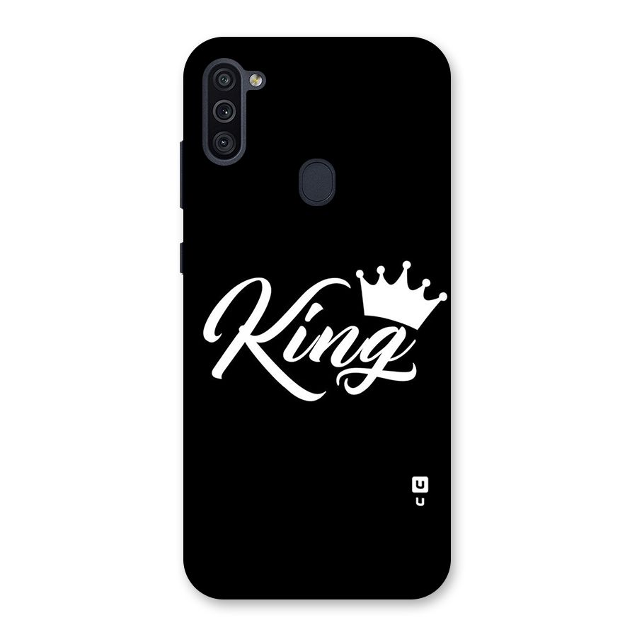 King Crown Typography Back Case for Galaxy M11