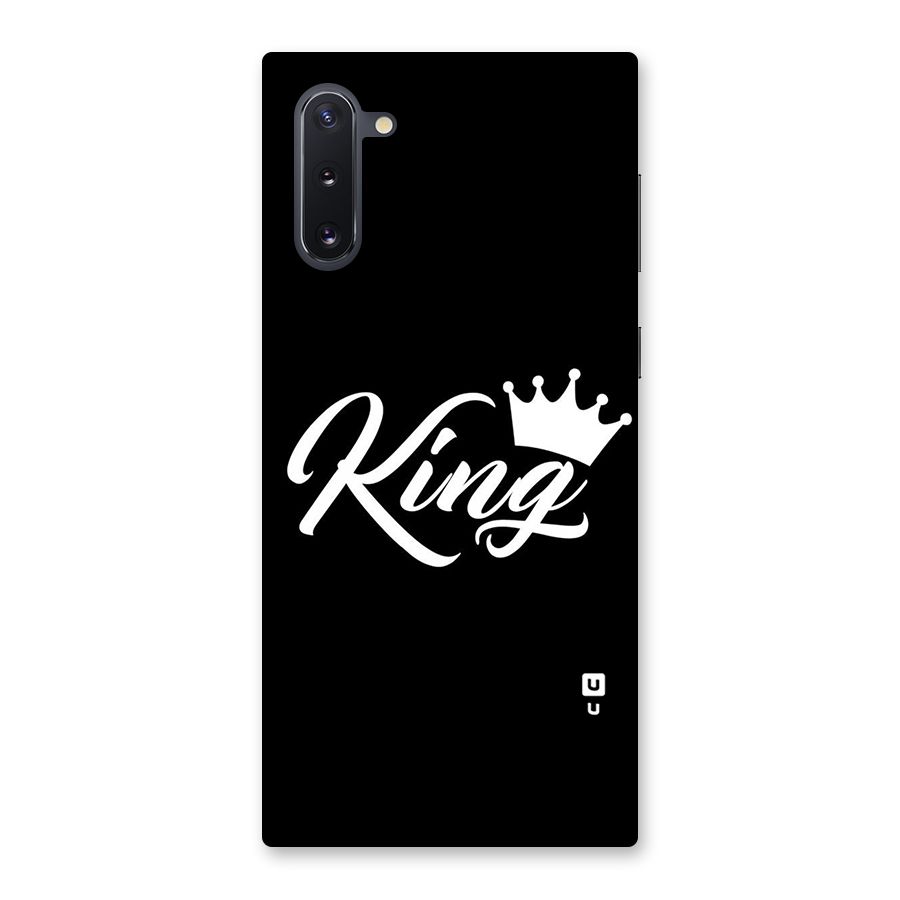 King Crown Typography Back Case for Galaxy Note 10