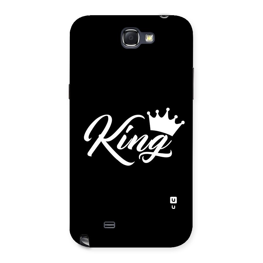 King Crown Typography Back Case for Galaxy Note 2
