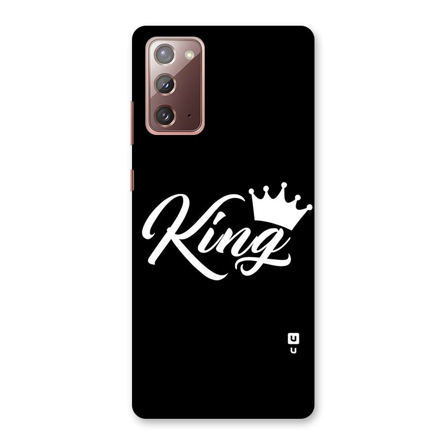 King Crown Typography Back Case for Galaxy Note 20