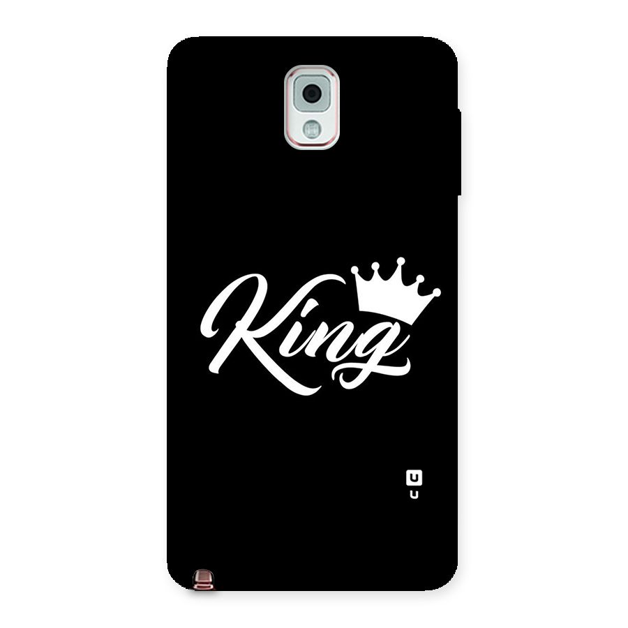 King Crown Typography Back Case for Galaxy Note 3