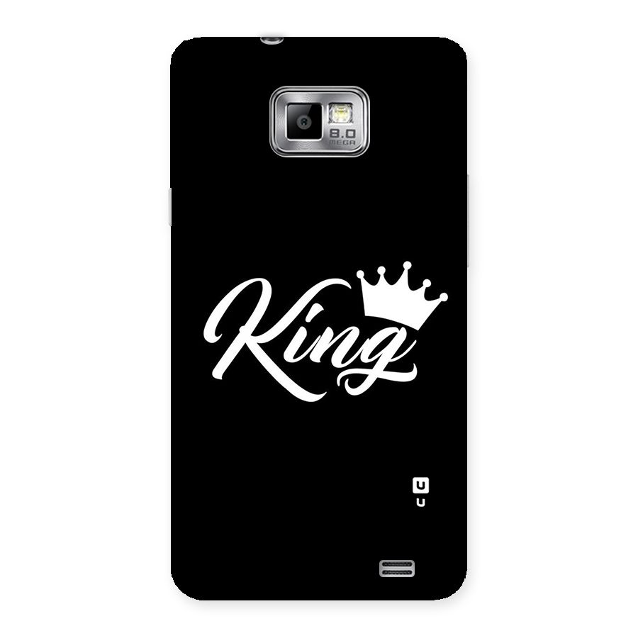 King Crown Typography Back Case for Galaxy S2