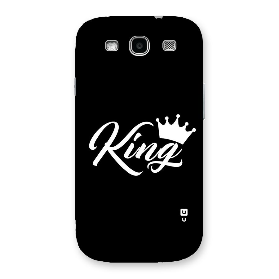 King Crown Typography Back Case for Galaxy S3