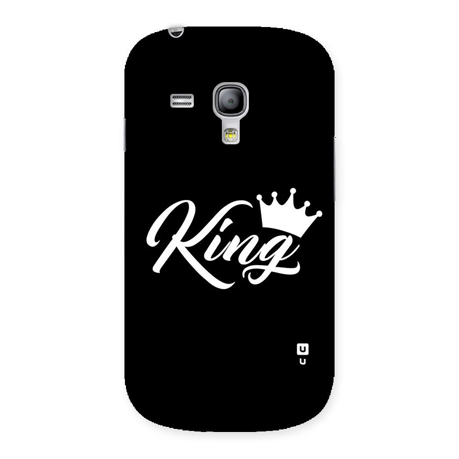King Crown Typography Back Case for Galaxy S3 Mini