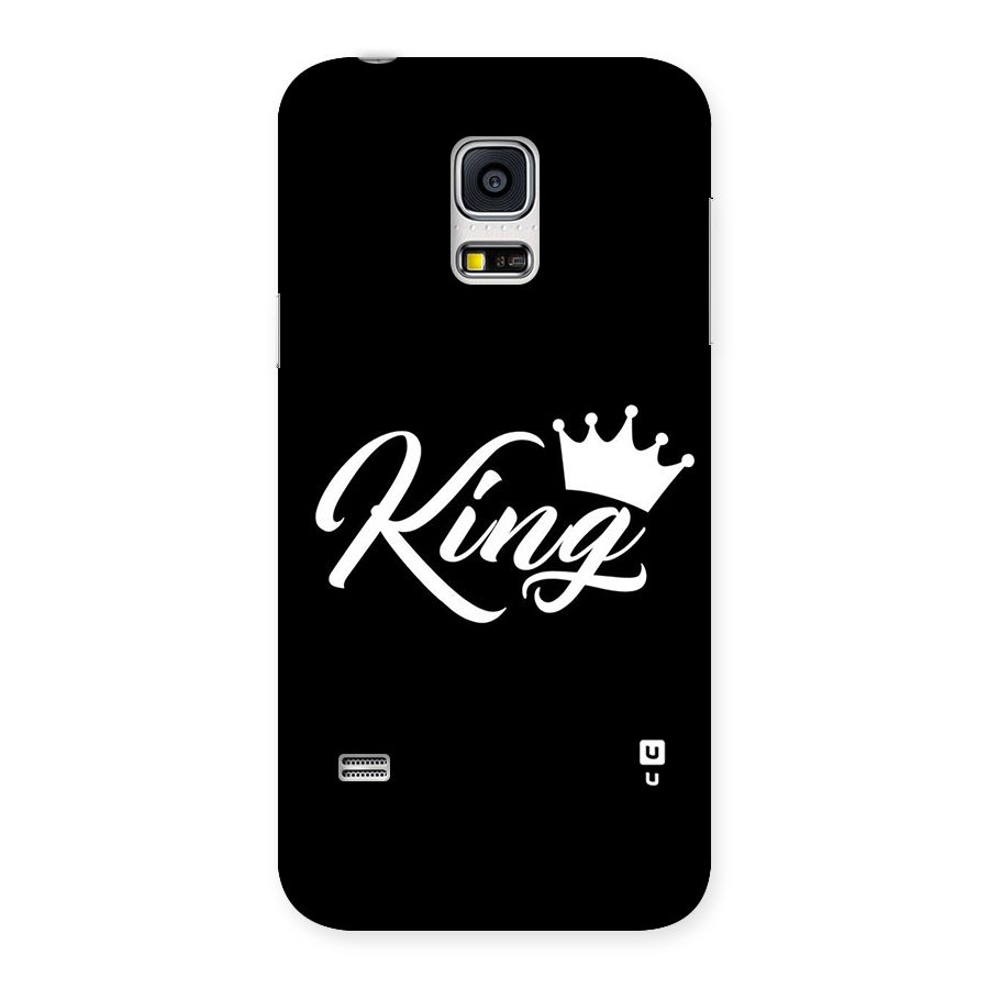 King Crown Typography Back Case for Galaxy S5 Mini