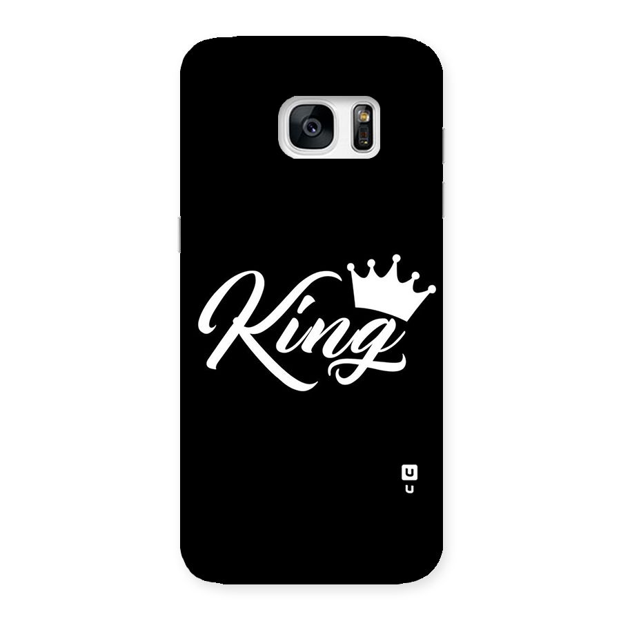 King Crown Typography Back Case for Galaxy S7 Edge
