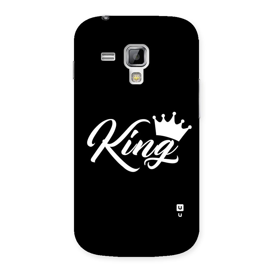 King Crown Typography Back Case for Galaxy S Duos