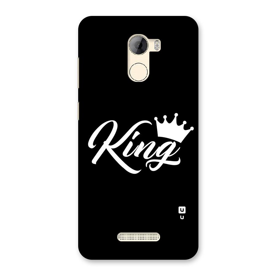 King Crown Typography Back Case for Gionee A1 LIte