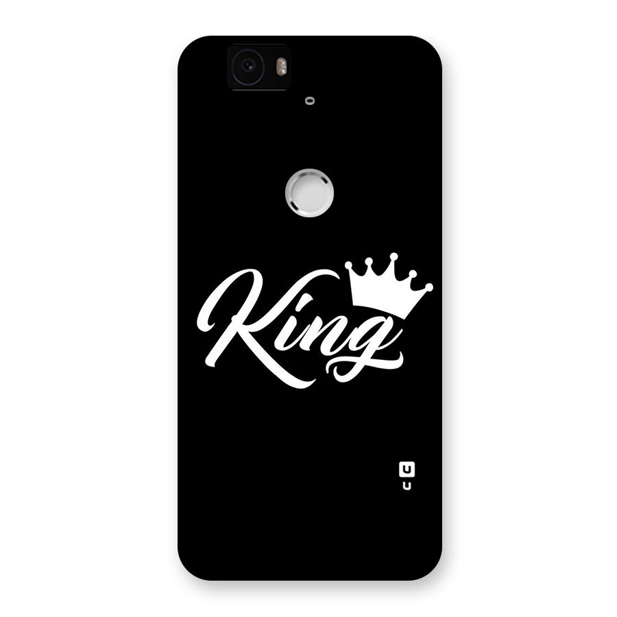 King Crown Typography Back Case for Google Nexus-6P