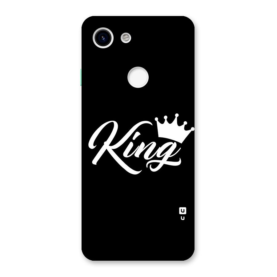 King Crown Typography Back Case for Google Pixel 3