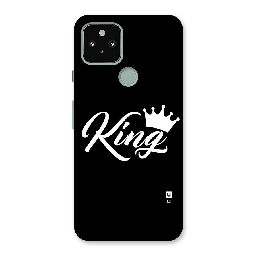 King Crown Typography Back Case for Google Pixel 5