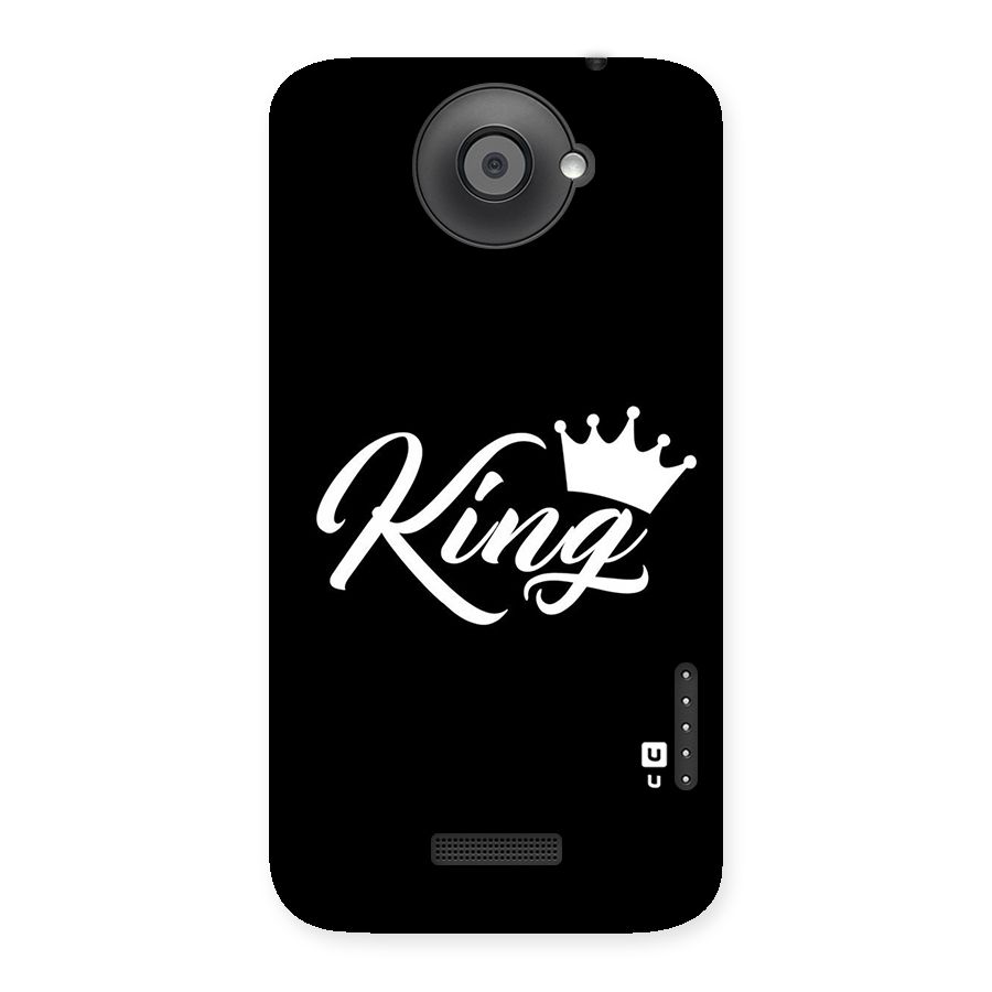King Crown Typography Back Case for HTC One X