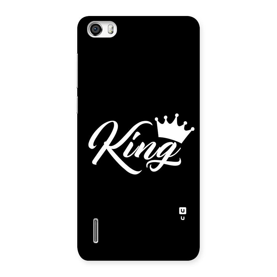 King Crown Typography Back Case for Honor 6