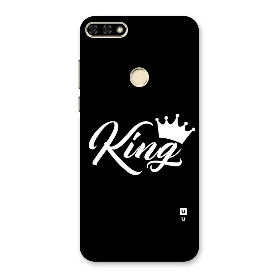 King Crown Typography Back Case for Honor 7A