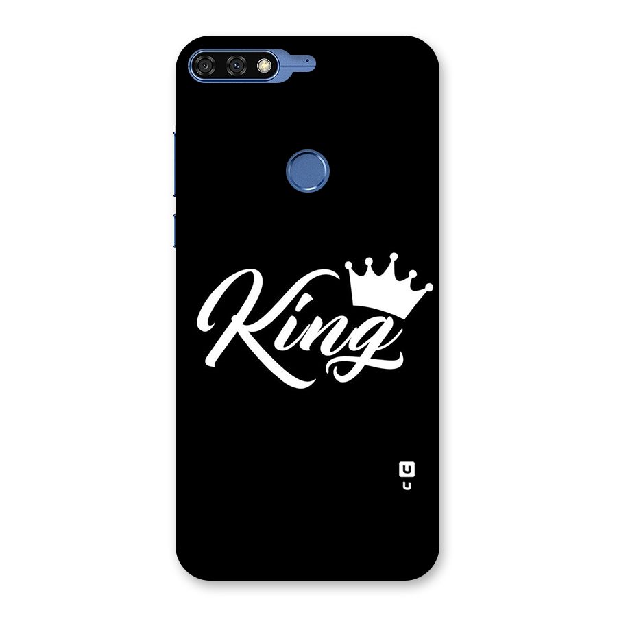 King Crown Typography Back Case for Honor 7C