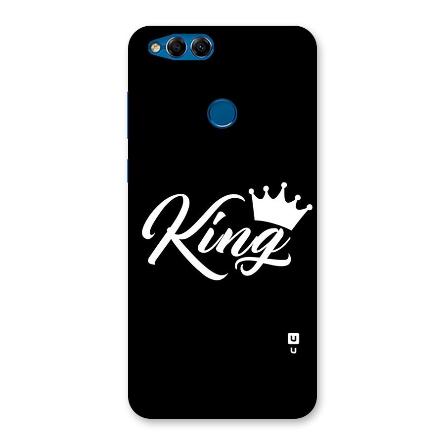 King Crown Typography Back Case for Honor 7X