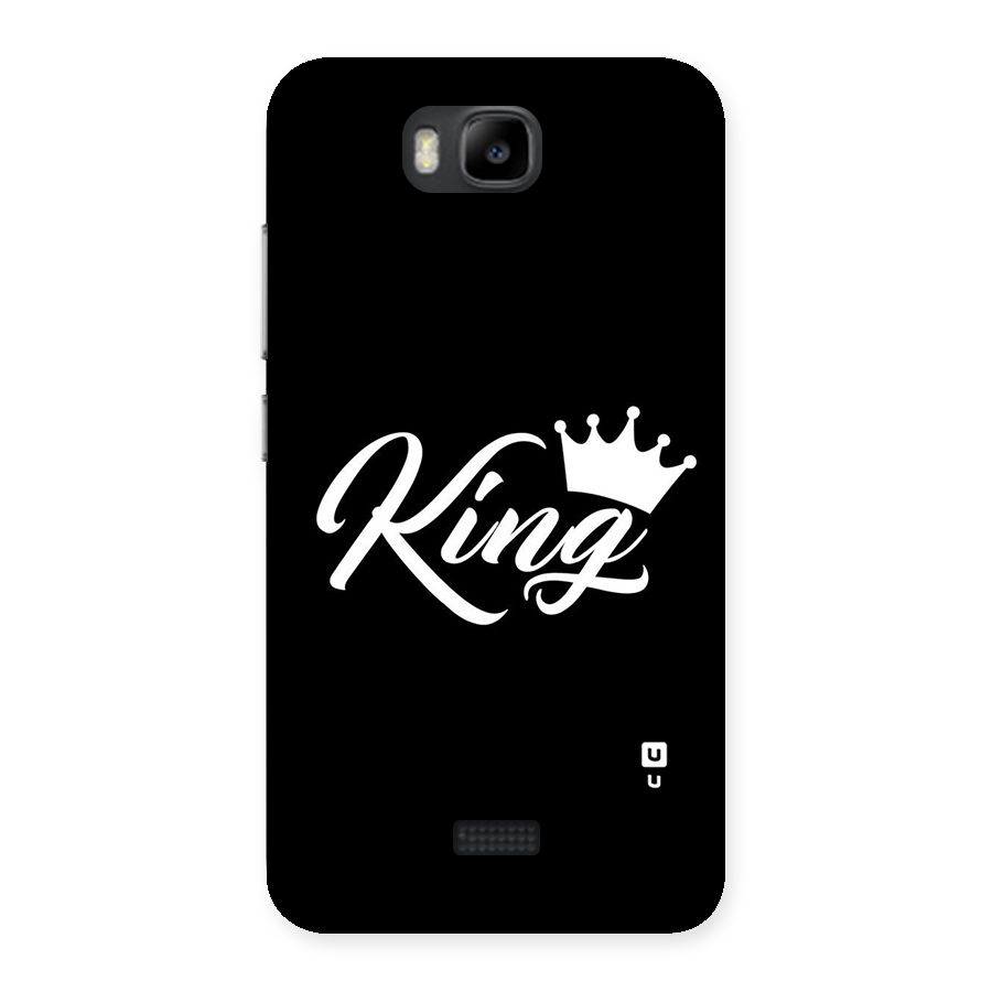 King Crown Typography Back Case for Honor Bee
