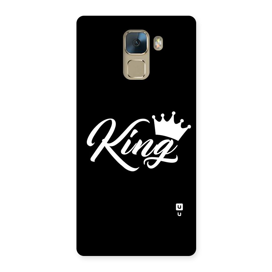 King Crown Typography Back Case for Huawei Honor 7
