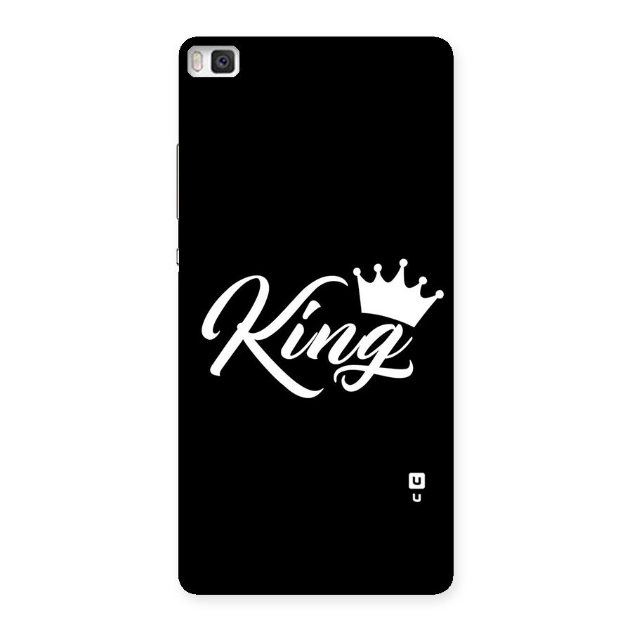 King Crown Typography Back Case for Huawei P8
