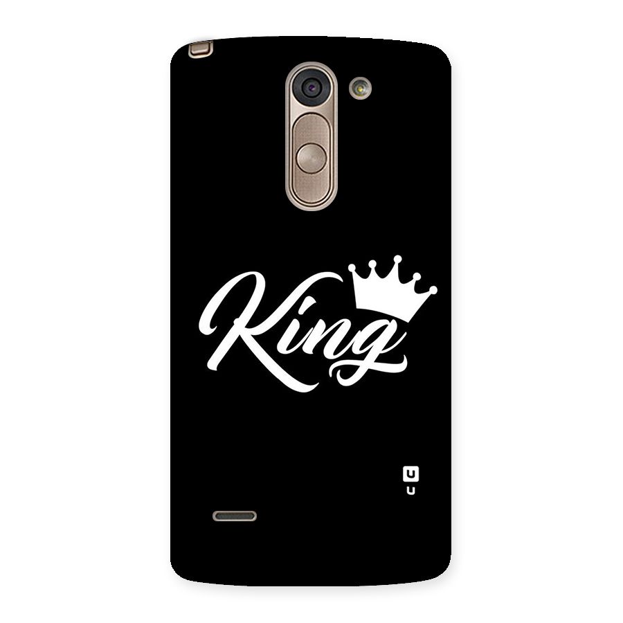 King Crown Typography Back Case for LG G3 Stylus
