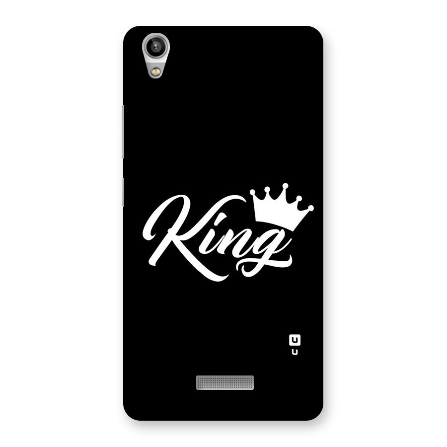 King Crown Typography Back Case for Lava-Pixel-V1