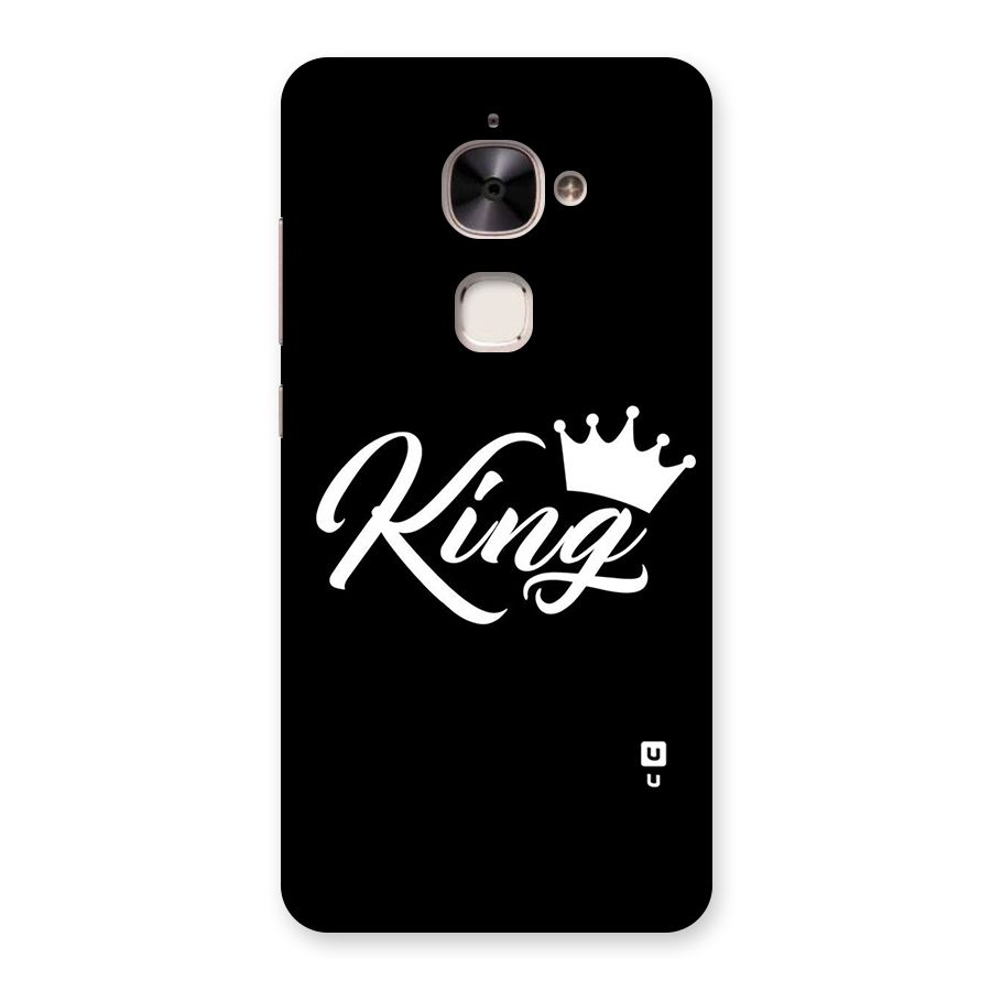 King Crown Typography Back Case for Le 2