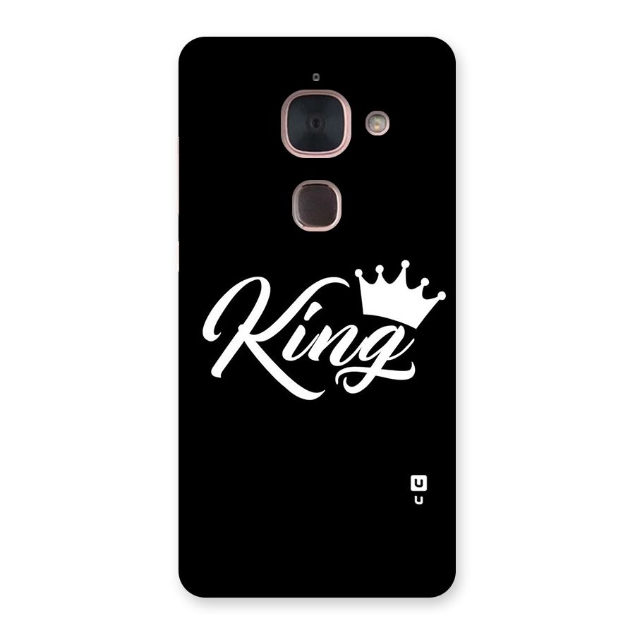 King Crown Typography Back Case for Le Max 2