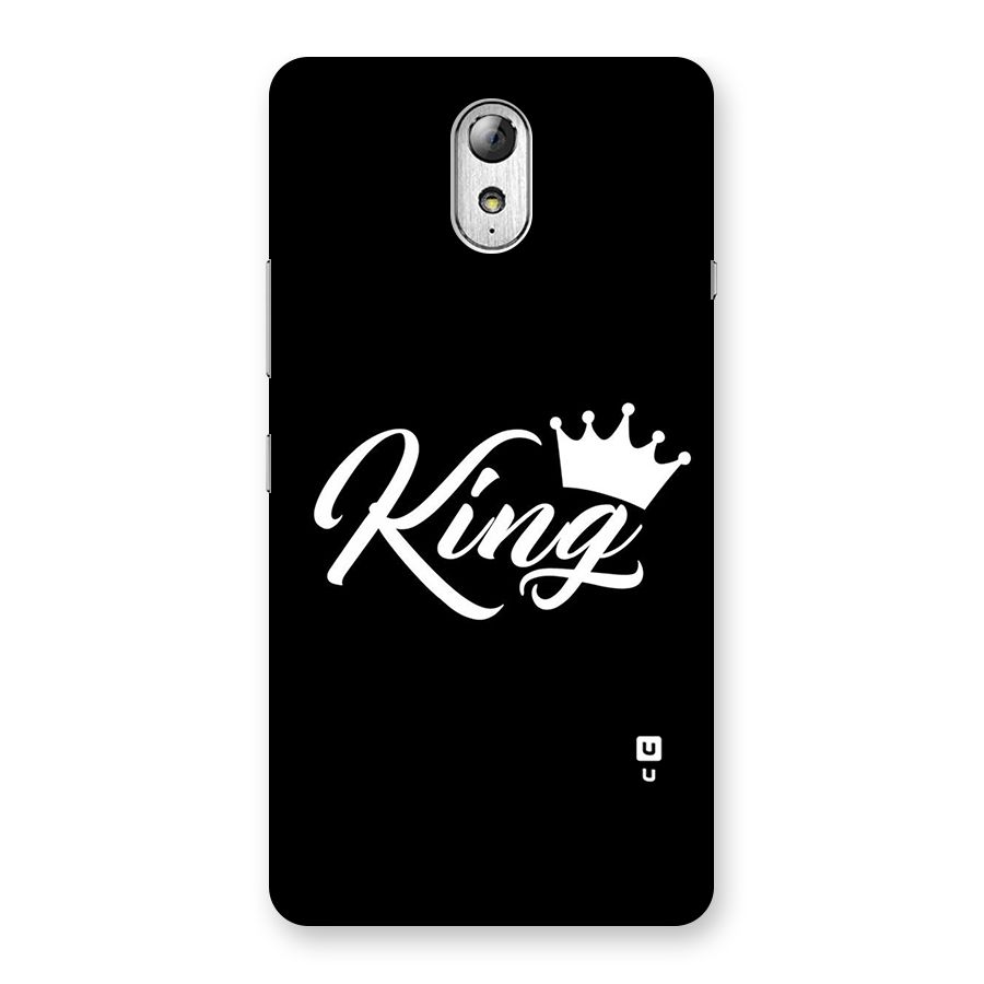 King Crown Typography Back Case for Lenovo Vibe P1M