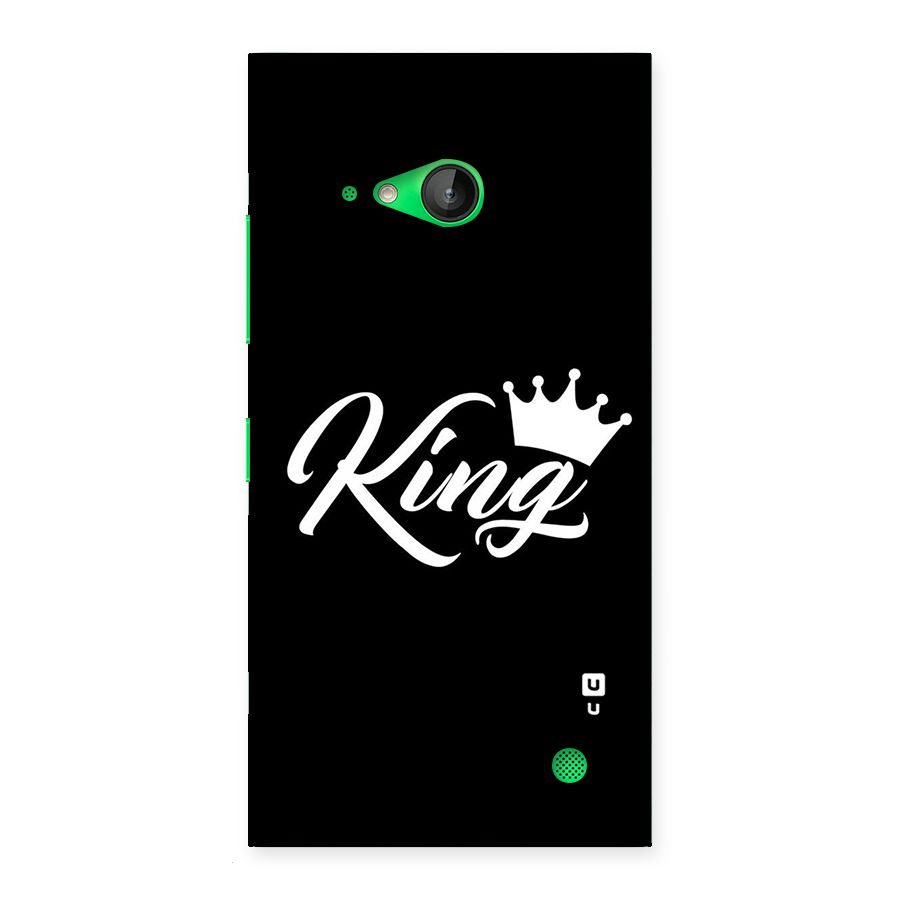 King Crown Typography Back Case for Lumia 730