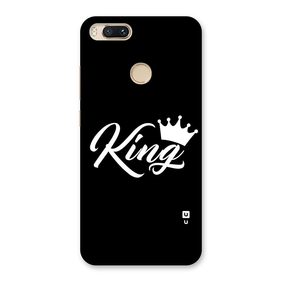 King Crown Typography Back Case for Mi A1