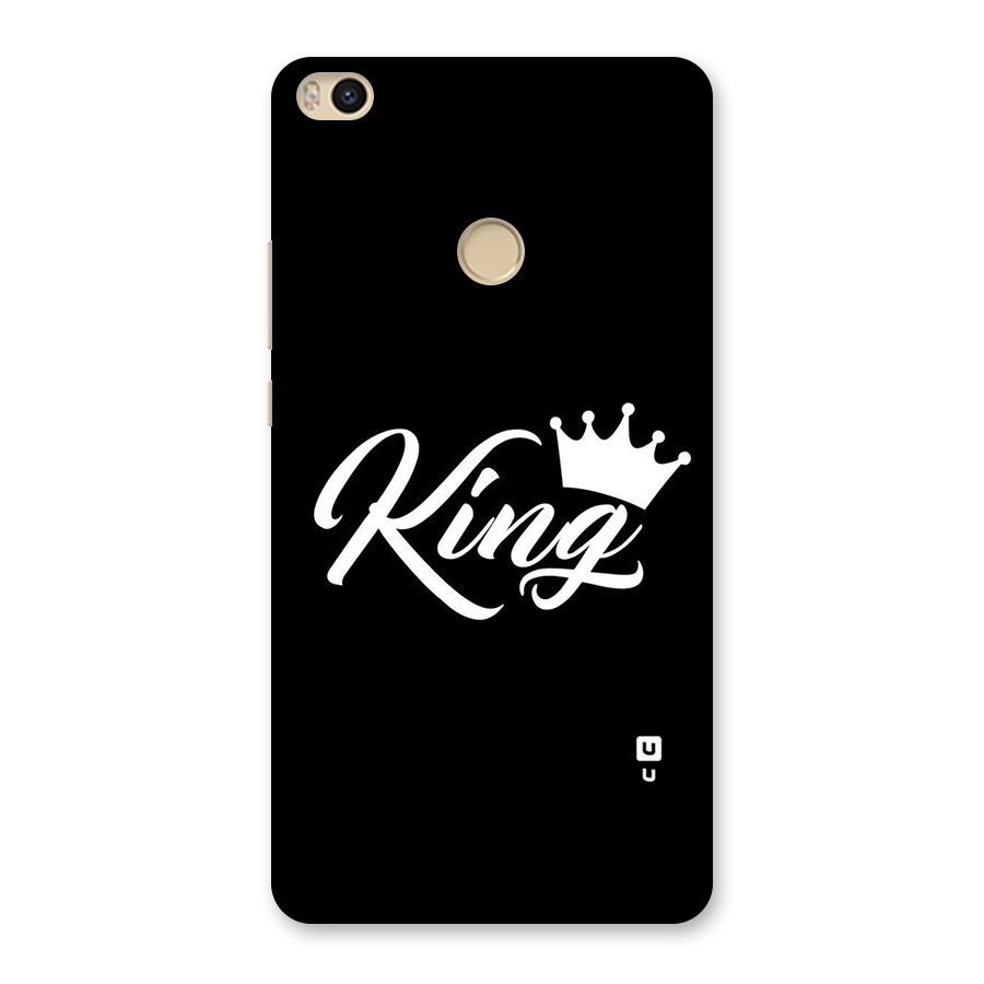 King Crown Typography Back Case for Mi Max 2