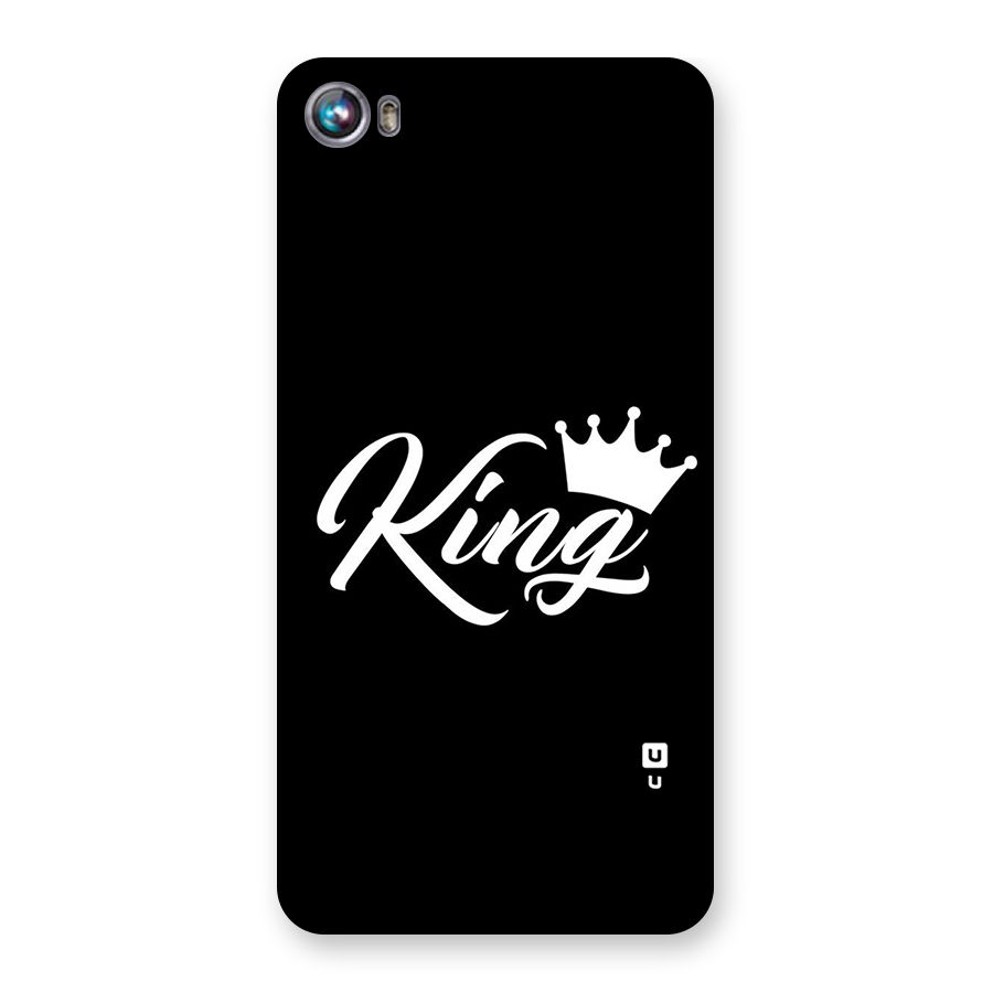 King Crown Typography Back Case for Micromax Canvas Fire 4 A107