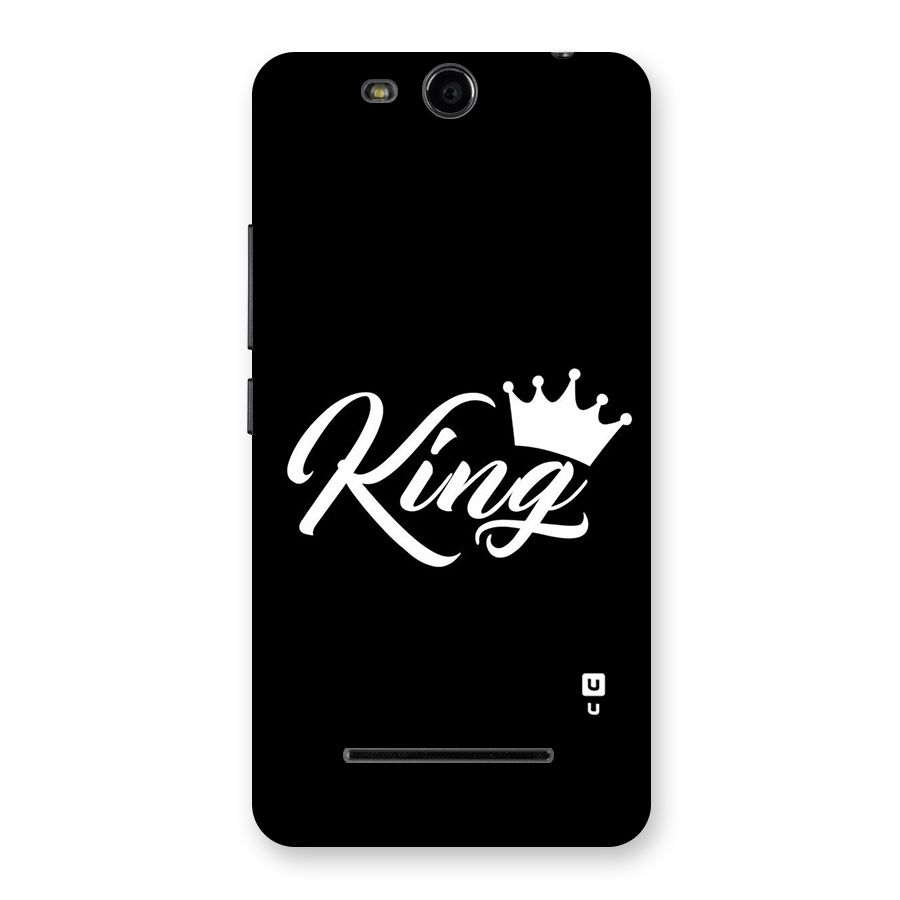 King Crown Typography Back Case for Micromax Canvas Juice 3 Q392